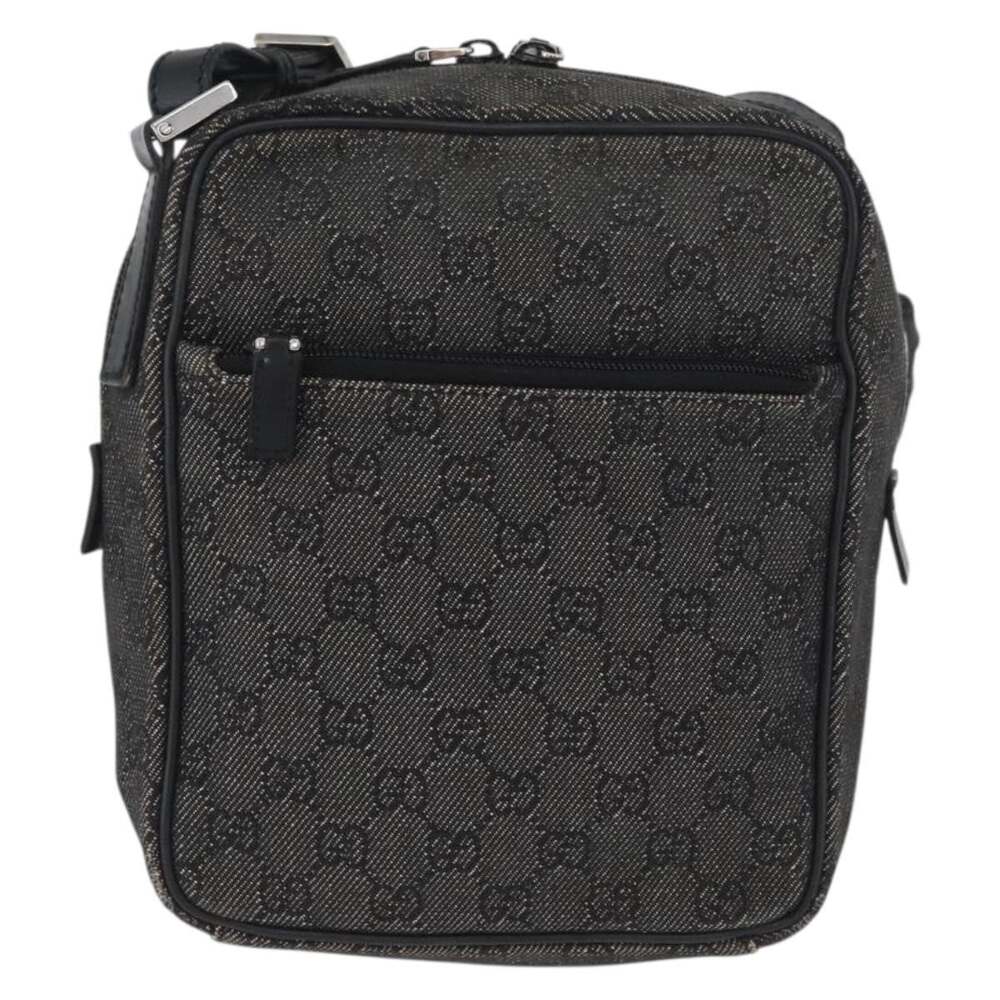 Gucci GG Canvas Shoulder Bag Black